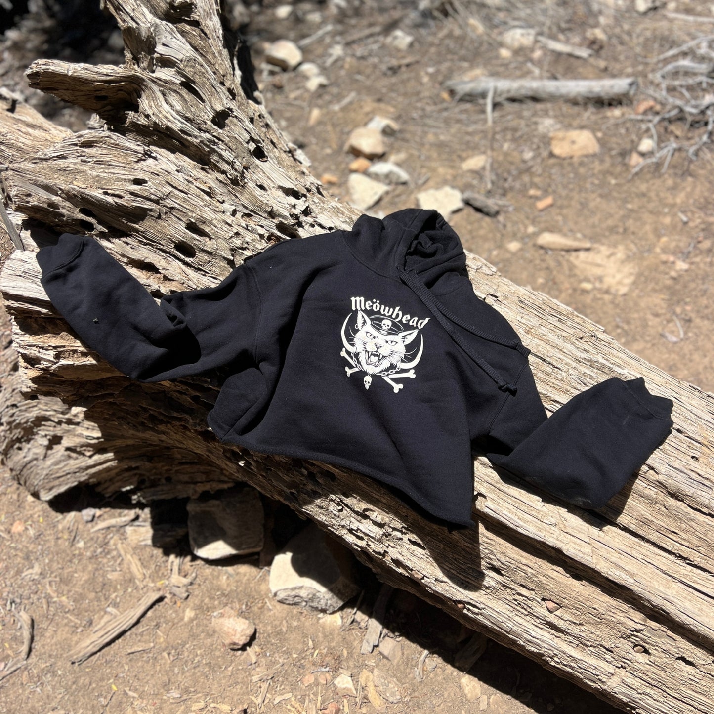 Meöwhead Women's Crop Hoodie